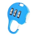 thumbnail image 4 of Cadenas, Mini Combinaison Serrure 3 Bagages Serrure de Voyage Conception Révolutionnaire, 4 of 8