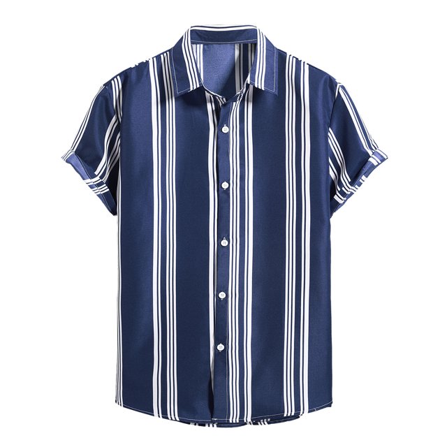 Novedad de verano, camisa de manga corta con estampado de moda para hombre, camisa con estampado sin posicionamiento, camiseta informal con solapa para hombre Pompotops oipoqjl43290