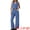 Blue, variant on DARING DIVA Women's Denim Set 2 Pieces Outfits Matching Wide Leg Jeans S Blue