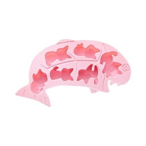 MOQIN Black Cat Skull Candy Mold - Halloween Silicone Baking Pan for Chocolate, Soap, Wax, 6 Cavity 3D Candy Chocolate Gummy Mold for DIY Halloween Gummies, Jello,Ice Cube