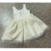 Old Navy Baby "Shine Bright" Tulle Skirted Dress Size 18-24 Months Cream