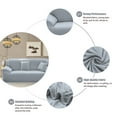 thumbnail image 5 of NEWEEN Sofa Cover Slipcover Stretch Elastic 1/2/3/4 Seater Chair Loveseat Sofa Couch Furniture Protector Fit, Sofa Slipcover, 5 of 9