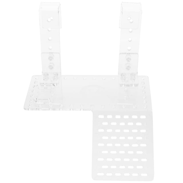 HINTRMENT 1Pack Turtle Habitat Accessories with Transparent Floating Island for Turtles and Terrapins