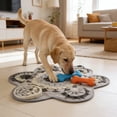 thumbnail image 1 of BotaniNest Sniffing Rug For And Cats Food Sniffing Feeding Mat Shape Puppy Training Mat Washable Training Mat 60 X 60 Cm For Small And Medium With Bone, 1 of 4