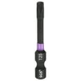 thumbnail image 1 of Uxcell T25 Torx Impact Screwdriver Bit 1/4" Hex Shank 2" Long Magnetic No Hole, 1 of 7