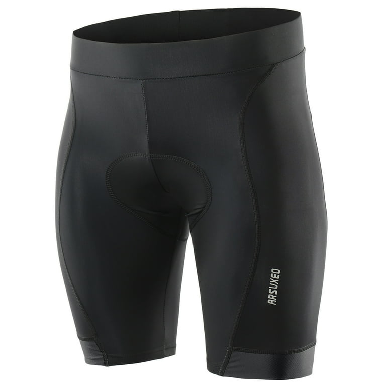 Mens White Cycling Shorts Padded for Comfort