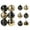 Dark Blue, variant on EGNMCR Christmas Black Balls Ornaments for Xmas Christmas Tree Shatterproof 6pcs Christmas Black Balls Colored Christmas Ornament Ball Set Happy New Year!