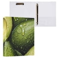 thumbnail image 3 of Avocado Fruit 3 Ring Binders 1.5 inch Hardcover File Folders with Interior Pockets A4 Size Organizer for School Office Hospital Set of 2, 3 of 8