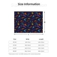 thumbnail image 5 of Rateoe Games Pattern Flannel Throw Blanket, Ultra-soft Blanket for Bed, Couch, Car, Hypoallergenic Anti-pilling blanket-50"x40"(Horizontal), 5 of 6