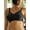 Black, variant on Women's Carnival 620 Full Figure Camisole Shoulder Soft Cup Bra (Champagne 38DD)