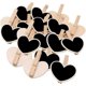 thumbnail image 1 of KAIYANG Paquete de 30 pizarras de madera con clip, pizarras pequeñas de madera, tableros para notas y tableros para nombres, 1 of 5