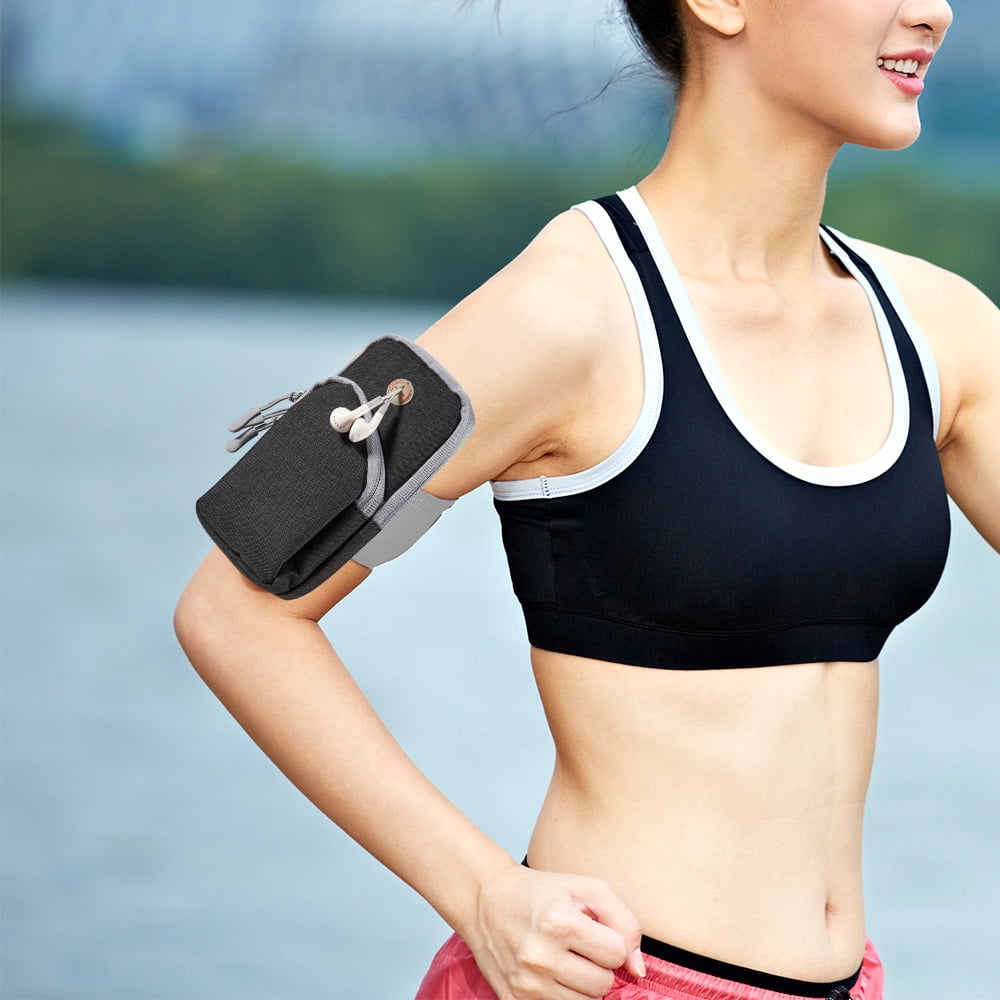 SumacLife Neoprene Adjustable Training Armband With Key Slot, Fits up to 5.5in x 2.75in Screensize