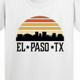thumbnail image 4 of Inktastic El Paso Texas Skyline Retro Youth T-Shirt, 4 of 5