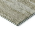 thumbnail image 4 of Addison Rugs Mayfield Washable Transitional Stripes Beige Round Rug, 8' x 8', 4 of 5
