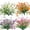 4 Colors, variant on PULLIMORE 4 Bundles Artificial Flowers, Summer Decoration UV Resistant Outdoor Plastic Greenery Shrubs Plants Fake Flowers Planter (4 Colors)