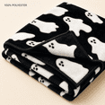 thumbnail image 3 of Halloween Flannel Throw Blanket,Soft Warm Decorative Cover Blanket,Stylish Sofa Couch Accessory for Bedroom Living Room Fall Holiday Indoor Home Party Layout, 3 of 8