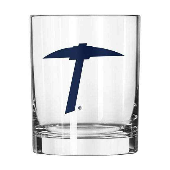 Logo Brands  UTEP 14 oz Gameday Rocks Glass