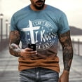 thumbnail image 2 of Playeras Hombre Deportivas Para Hombre Moda Casual Manga Corta Pulóver Camiseta Impresa Top, 2 of 5