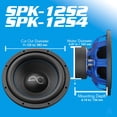thumbnail image 3 of Subwoofer para auto AudioControl Spike Series de 12" 500 W 2 ohm, 3 of 9