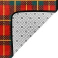 thumbnail image 6 of XMXT Indoor Area Rug Mat, Red Plaid Christmas Print Non-Slip Polyester Bedroom Rugs for Living Room Home Decor, 36 x 24 inches, 6 of 9