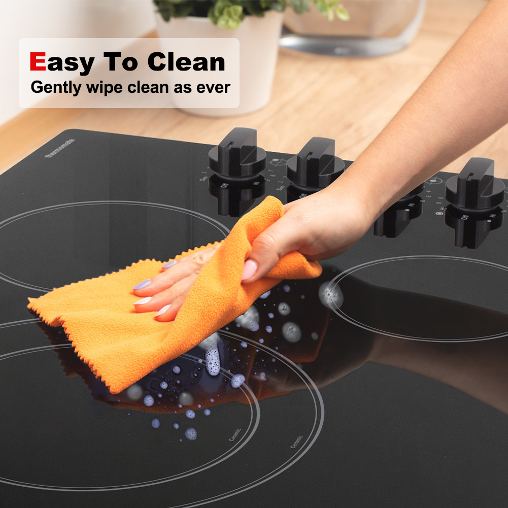 Buy thermomate 36 Inch Electric Cooktop, 5 Burners Builtin Ceramic