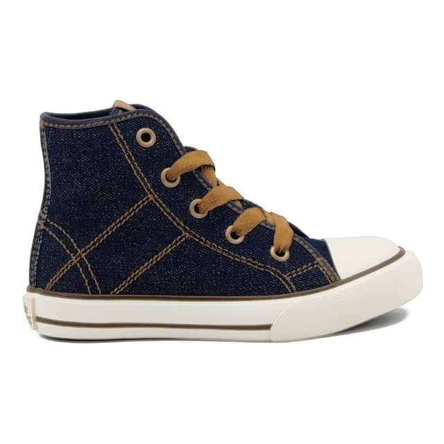 Tenis Bota Moda Lona Bubble Gummers Nagasaki Mezclilla azul marino 18