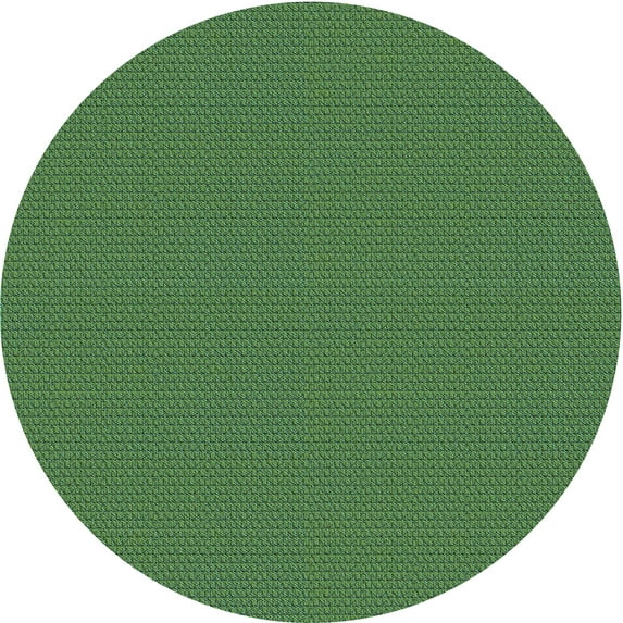 Ahgly Company Indoor Round Patterned LimeGreen Area Rugs, 3' Round