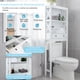 thumbnail image 5 of Armario de Almacenamiento sobre Inodoro Costway Organizador de Baño Blanco 60 x 20 x 165,5 cm, 5 of 9