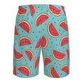 thumbnail image 6 of Naloa Watermelon Men's Beach Shorts, Surfing shorts, Swim trunks, Quick Dry Swim Trunks for Surfing Beach Fun - Large, 6 of 9