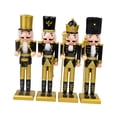 thumbnail image 1 of segolike 4 Pieces Nutcracker Ornaments Nutcracker Soldier Statue Photo Props Scene Layout A, 1 of 9