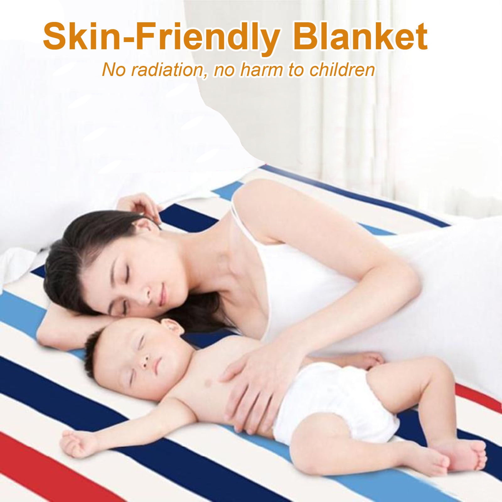 Wovilon Electric Blankets, Cozy Soft Heated Blanket, Flannel Electric Heated Winter Blanket Blanket Electric Heated Soft - 59"X 47"