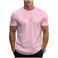 thumbnail image 2 of Tops para hombre, blusas y camisas de cuello redondo y manga corta para hombre, blusas casuales de cuello redondo con estampado de moda para hombre, blusas de cuello redondo y manga corta, camisas par, 2 of 6