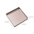thumbnail image 3 of Non Stick Cake Baking Pan 11 Inch | 28cm Stainless Steel Baking Mold | Square Tin for Cakes, Nougat, Cookies | Easy Release | Durable | Easy Clean | Single Piece | 28x28x4cm, 3 of 8