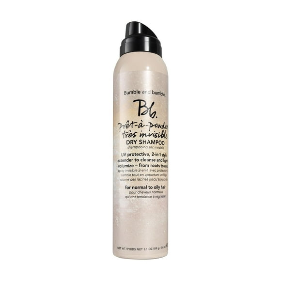 Bumble and bumble. PrÃªt-Ã -powder TrÃ¨s Invisible Volumizing Dry Shampoo | Volumizing, Dry-Cleansing, UV Protective + Absorbs Oil | Curly, Wavy, Straight, 3.1 Ounce