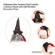thumbnail image 3 of Matsuzay Accesorio de escena de muñeco de gnomo de Halloween, adorno de encantador, decoración brillante, accesorios de decoración para Kits de decoración para fiestas Barba gris, 3 of 6