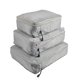 thumbnail image 1 of Bolsa de almacenamiento de viaje, cubos de embalaje comprimibles, maleta de viaje plegable, impermeable, de nailon, portátil, con bolso, organizador de equipaje, gris, 1 of 5