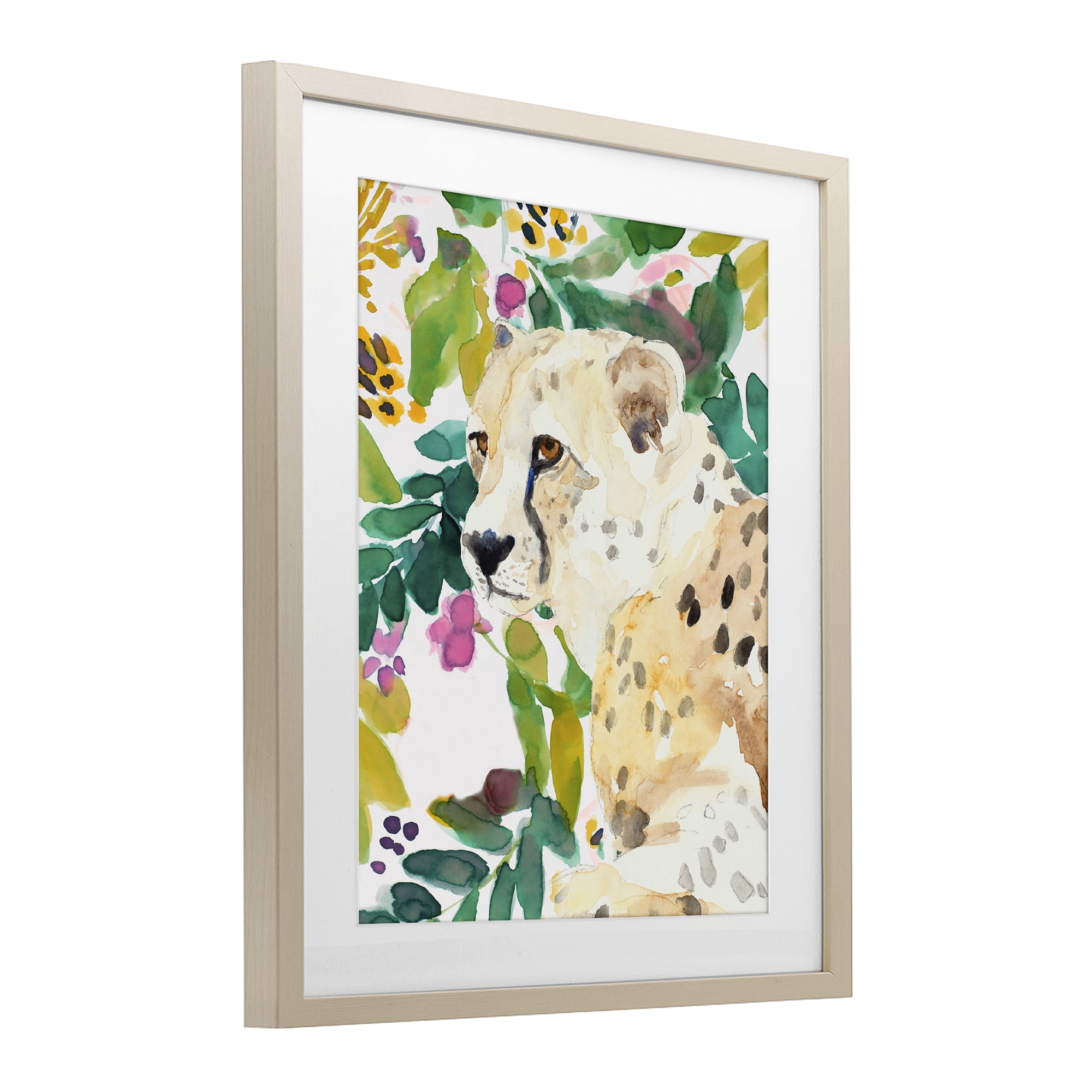 Stupell Industries Garden Plants Leopard Birch Framed Print Under Glass, design by Lanie Loreth