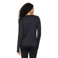 thumbnail image 3 of Reebok Women's and Women's Plus Legacy Core Knit Performance Long Sleeve T-Shirt, Sizes XS-4X, 3 of 6