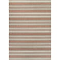 thumbnail image 2 of Couristan 2.25' x 11.75' Striped Geometric Indoor Outdoor Area Throw Rug Runner - Orange, 2 of 4