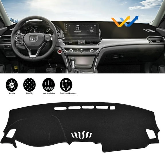 Car Dashboard Cover Anti-Glare Dash Mat Custom For 2018-2022 Honda Accord