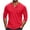 Red, variant on fatyb Men's Tops Long Sleeve Button Causal Shirts Solid Color Pullover Mens Lightweight Comfy T-Shirts