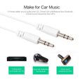 thumbnail image 2 of Cable de audio Cable jack estéreo de 3,5 mm Cable AUX de 1/8 a 1/8 para auriculares de coche FLhrweasw El nuevo, 2 of 7