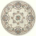 thumbnail image 3 of Rugs America New Aubusson Collection Ivory 510-201 Traditional European Area Rug 6' Round, 3 of 3