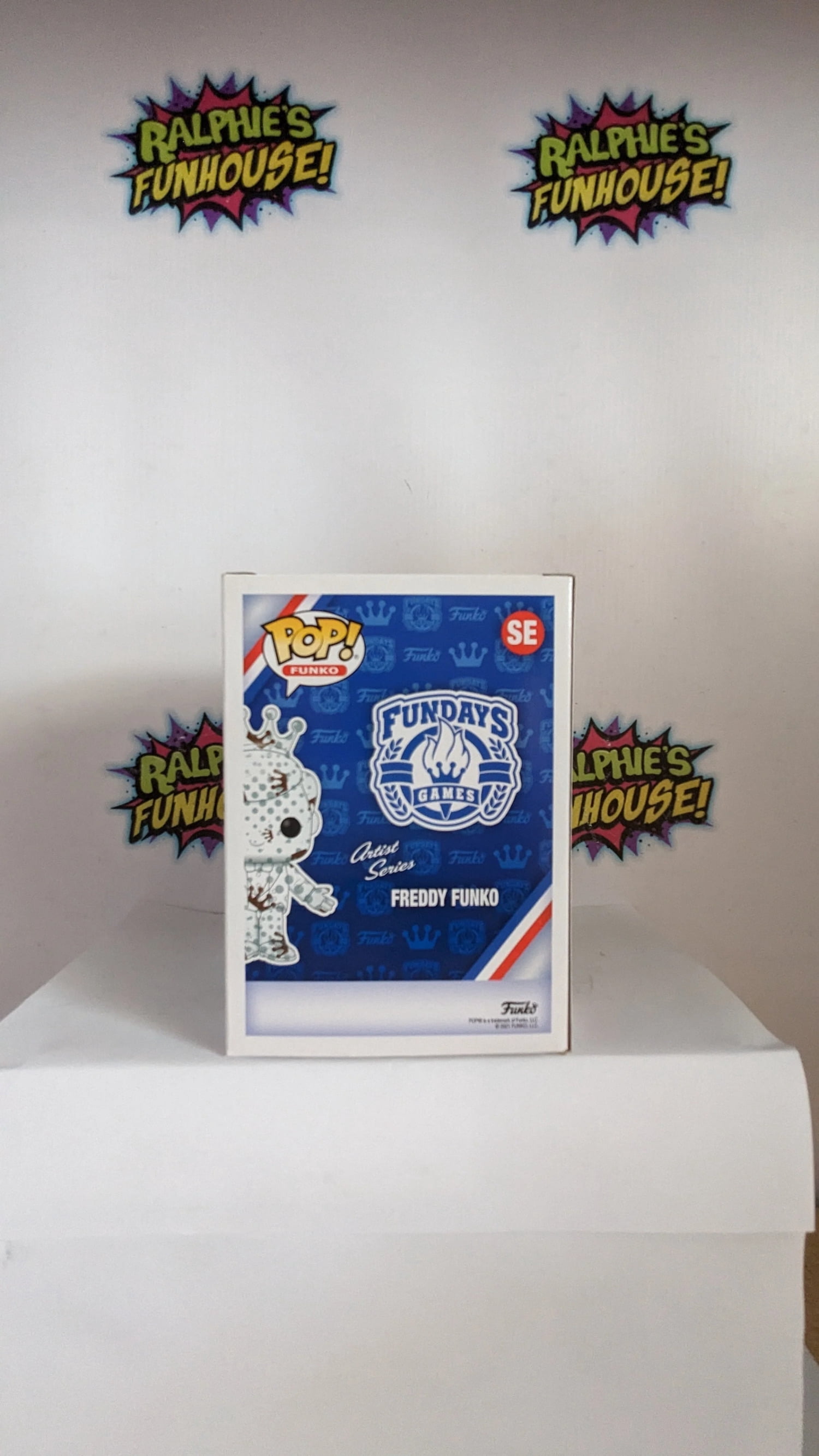 Funko POP! Fundays Freddy Funko [Artist Series, White & Brown] SE LE 2000 Exclusive
