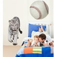 thumbnail image 2 of Wallhogs White Tiger Cutout Wall Decal, 2 of 2