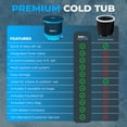 thumbnail image 6 of Solstice Cold Pod Plunge 84.5 Gal Ice Bath Tub with Large Lid & Carry Bag, 6 of 8