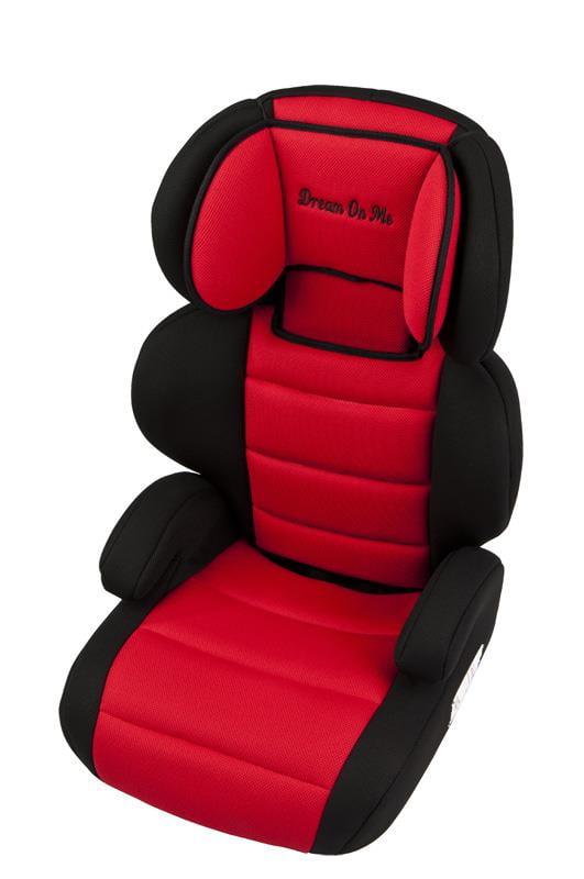 red booster seat