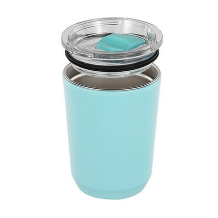 

UDIYO Insulated Cup 360ml/460ml/560ml Coffee Tumbler Push-in Lid Wide-mouth Double Wall Vacuum Insulated Water Tumbler Cup for Office