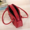 thumbnail image 5 of Yesbay Women Handbag Faux Leather Tote Shoulder Bag Storage Pouch,Red, 5 of 8