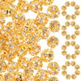 thumbnail image 3 of Shisuyan 90 Pcs Perles pour Fabrication de Bijoux Perles d'Espacement Perles Lâches Incrustées de Strass, 3 of 9